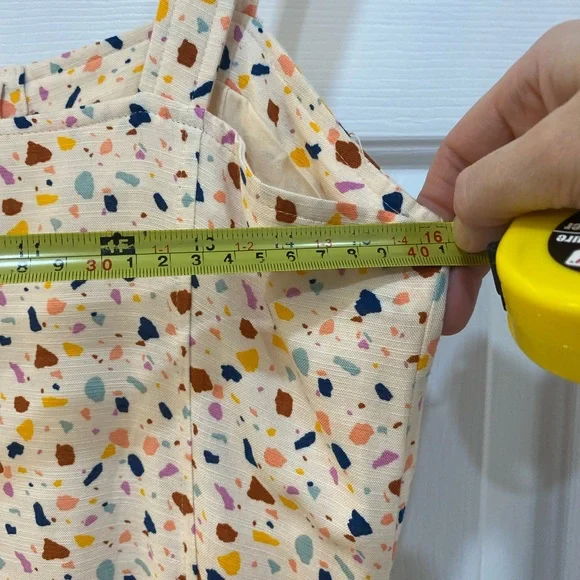 Madewell Polka Dot Midi Dress - Cream Multicolor - Picture 9 of 13